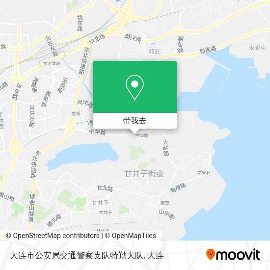 大连市公安局交通警察支队特勤大队地图