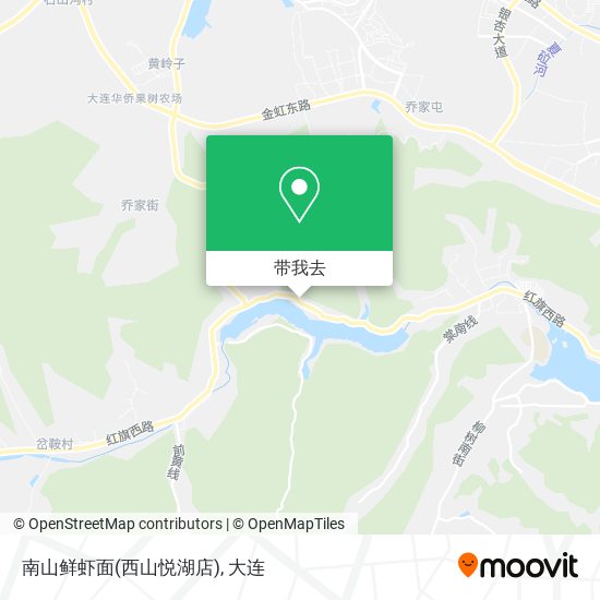南山鲜虾面(西山悦湖店)地图