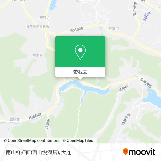 南山鲜虾面(西山悦湖店)地图