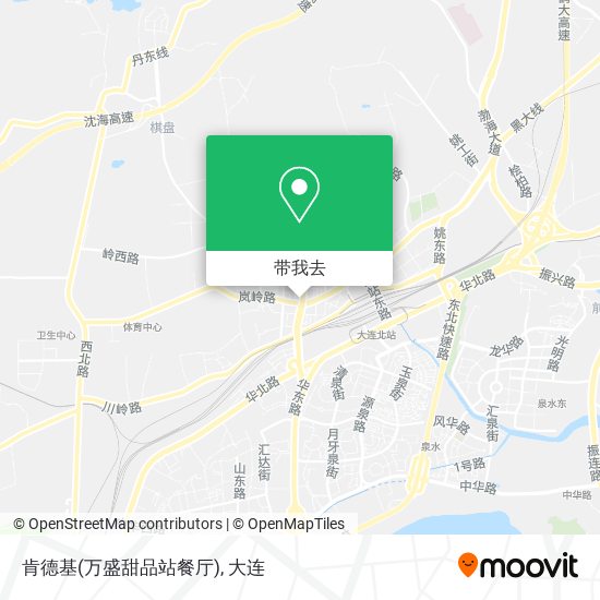 肯德基(万盛甜品站餐厅)地图