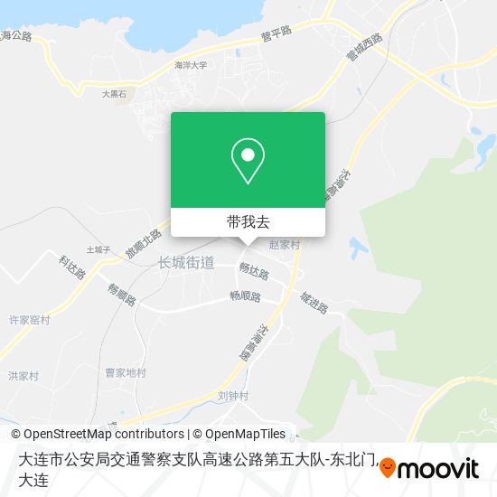 大连市公安局交通警察支队高速公路第五大队-东北门地图