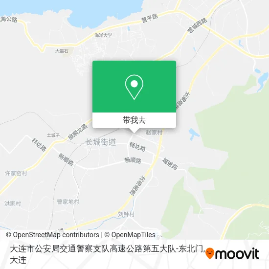 大连市公安局交通警察支队高速公路第五大队-东北门地图