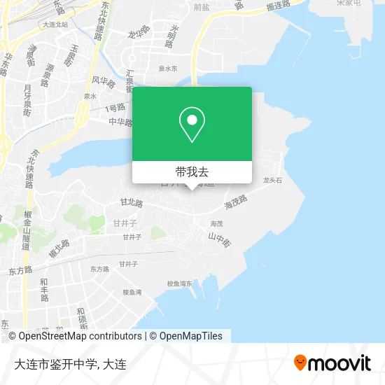 大连市鉴开中学地图