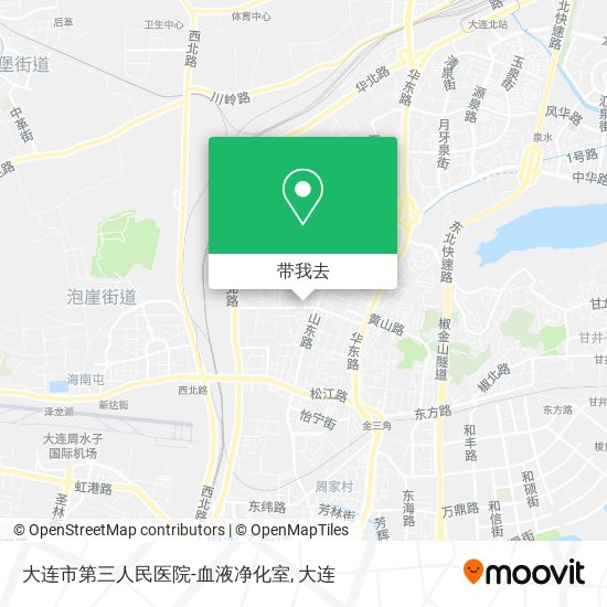 大连市第三人民医院-血液净化室地图