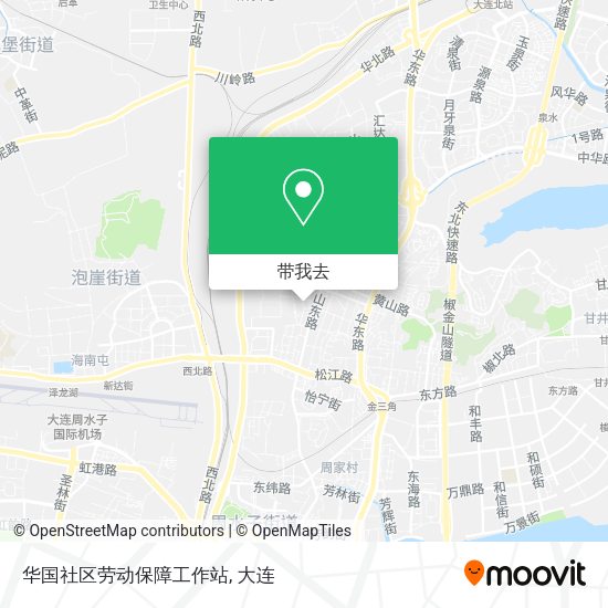 华国社区劳动保障工作站地图