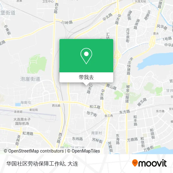 华国社区劳动保障工作站地图
