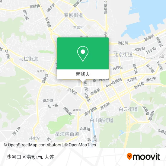 沙河口区劳动局地图