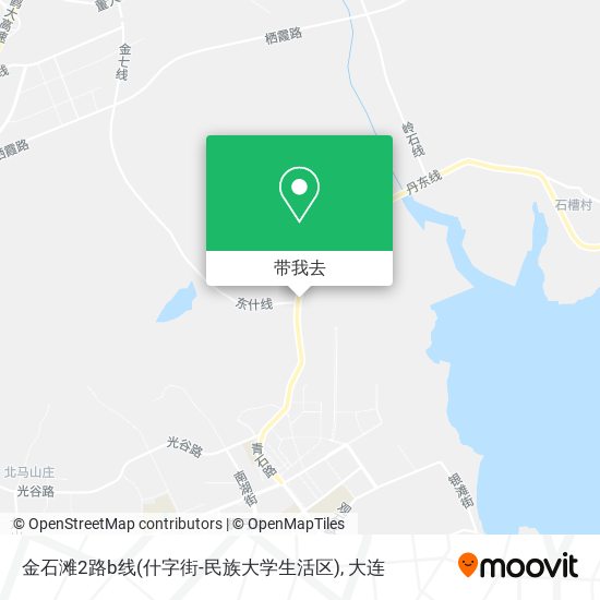金石滩2路b线(什字街-民族大学生活区)地图