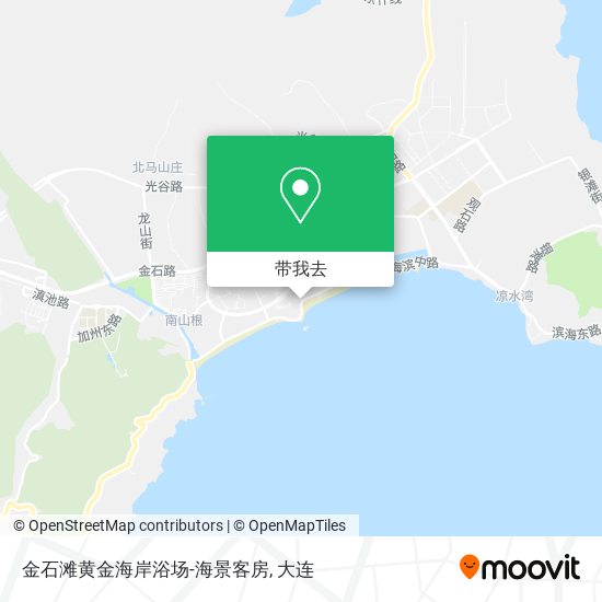 金石滩黄金海岸浴场-海景客房地图