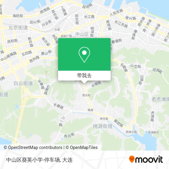 中山区葵英小学-停车场地图