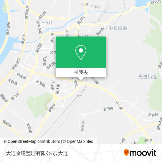 大连金建监理有限公司地图