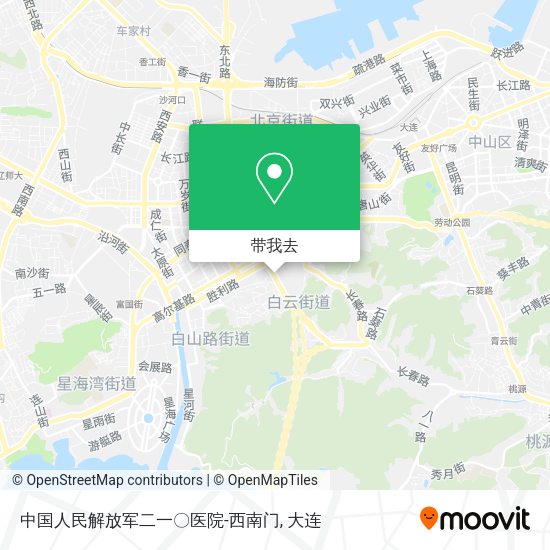 中国人民解放军二一〇医院-西南门地图