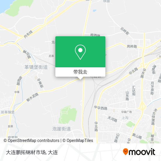 大连鹏拓钢材市场地图