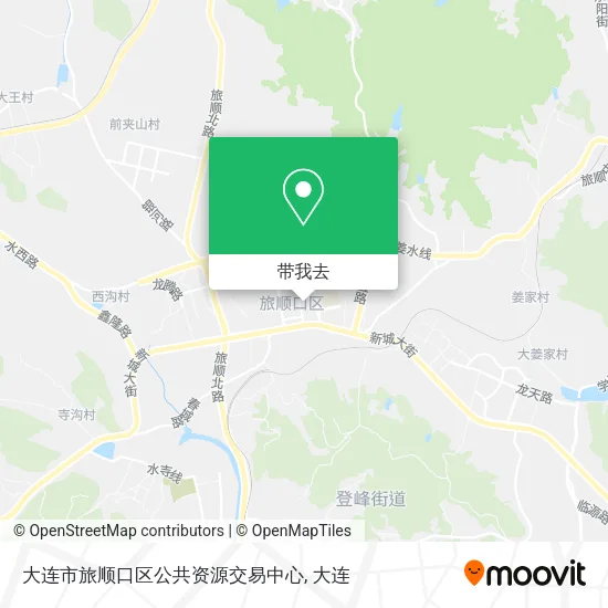 大连市旅顺口区公共资源交易中心地图