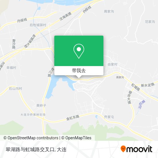 翠湖路与虹城路交叉口地图