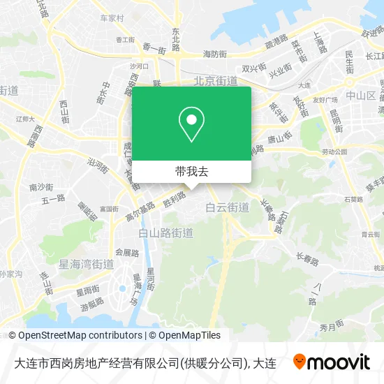 大连市西岗房地产经营有限公司(供暖分公司)地图