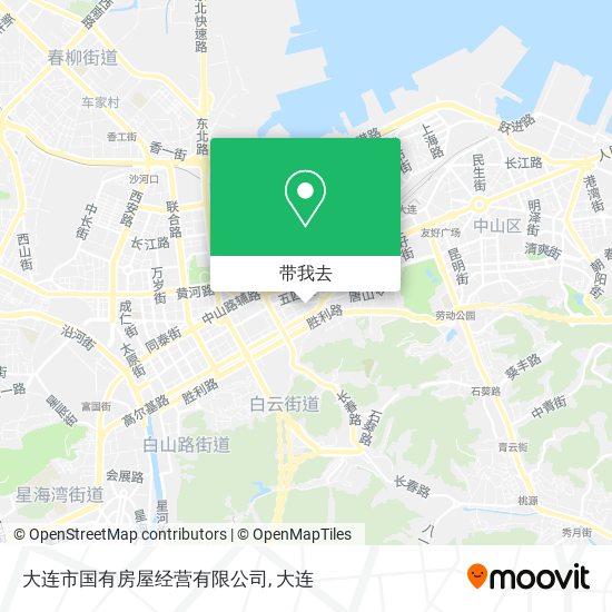 大连市国有房屋经营有限公司地图