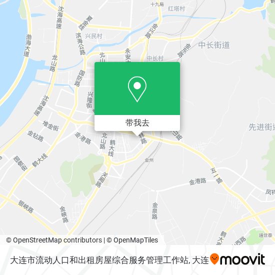 大连市流动人口和出租房屋综合服务管理工作站地图