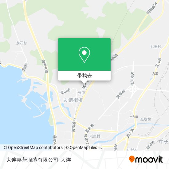 大连嘉营服装有限公司地图