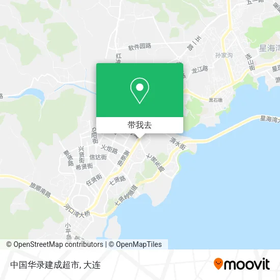中国华录建成超市地图