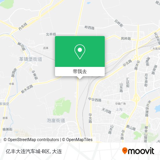亿丰大连汽车城-B区地图