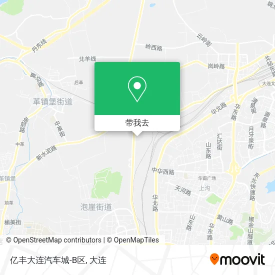 亿丰大连汽车城-B区地图