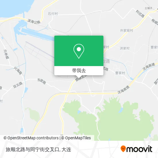旅顺北路与同宁街交叉口地图