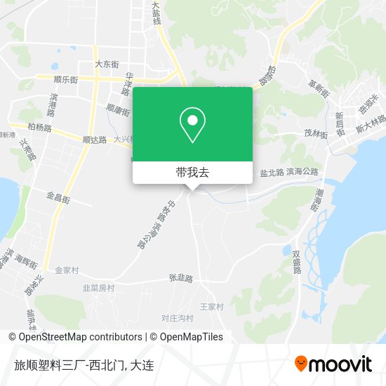 旅顺塑料三厂-西北门地图