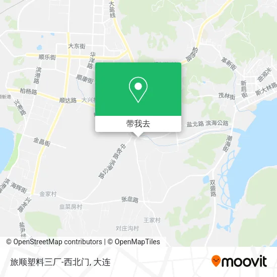 旅顺塑料三厂-西北门地图