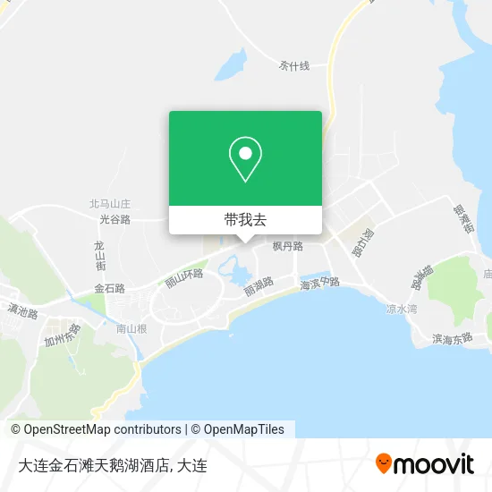 大连金石滩天鹅湖酒店地图