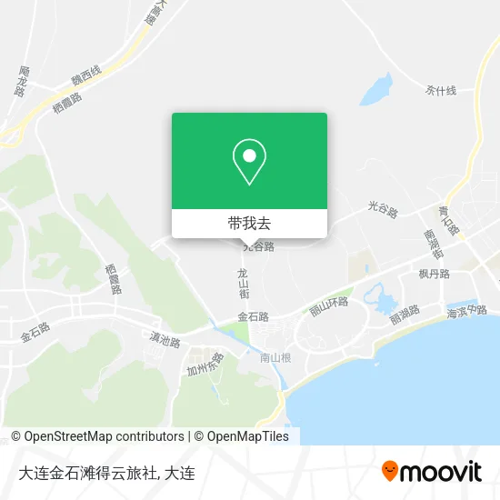 大连金石滩得云旅社地图