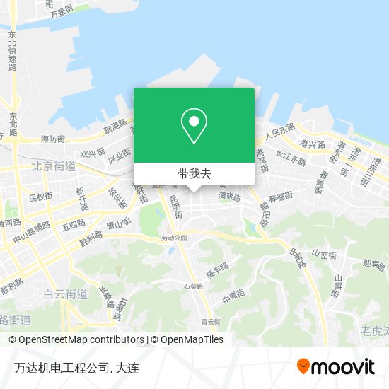 万达机电工程公司地图