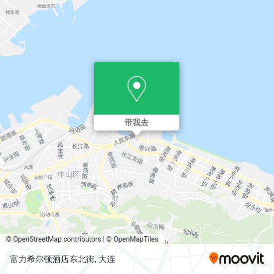 富力希尔顿酒店东北街地图