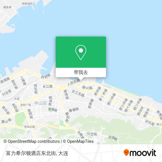 富力希尔顿酒店东北街地图