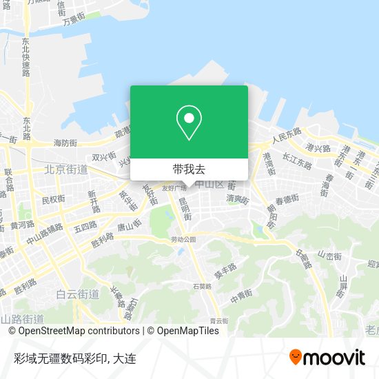 彩域无疆数码彩印地图