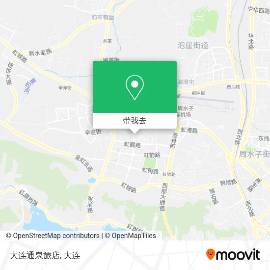 大连通泉旅店地图