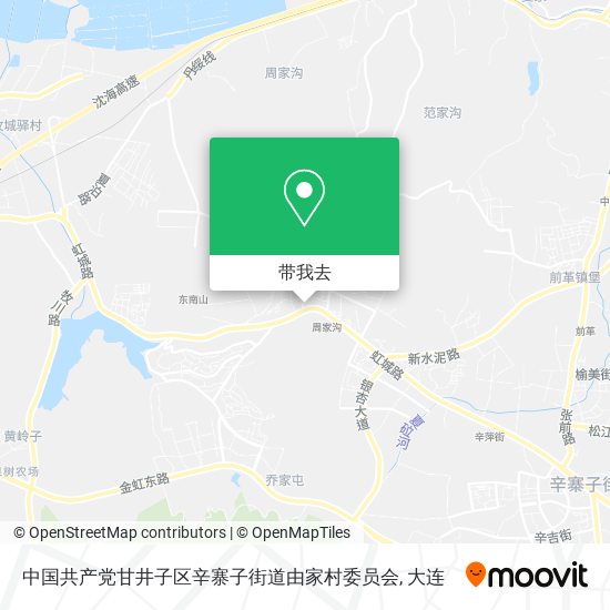 中国共产党甘井子区辛寨子街道由家村委员会地图