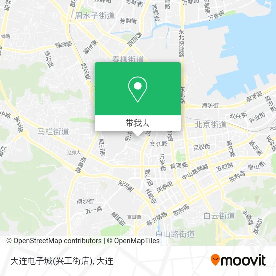 大连电子城(兴工街店)地图