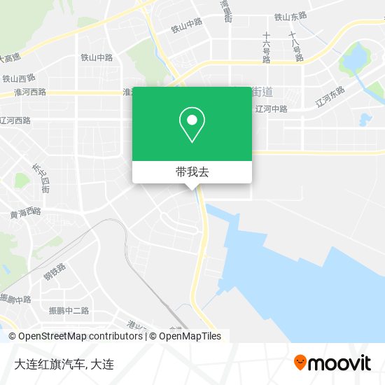 大连红旗汽车地图