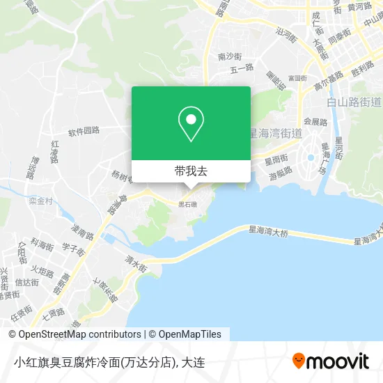 小红旗臭豆腐炸冷面(万达分店)地图