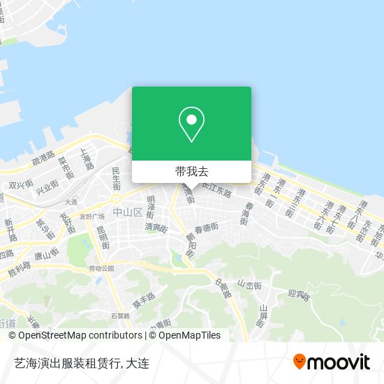 艺海演出服装租赁行地图