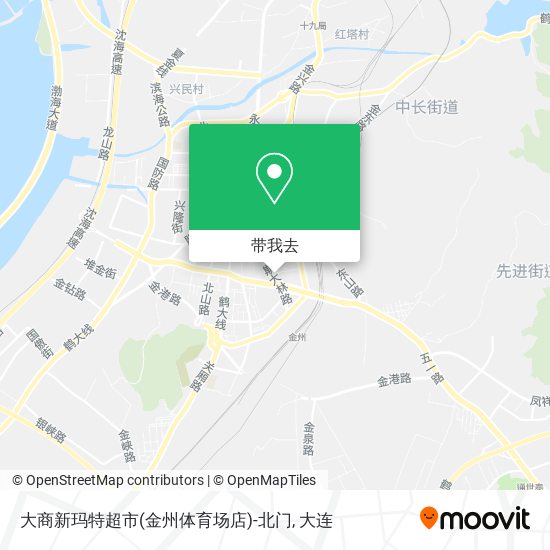 大商新玛特超市(金州体育场店)-北门地图