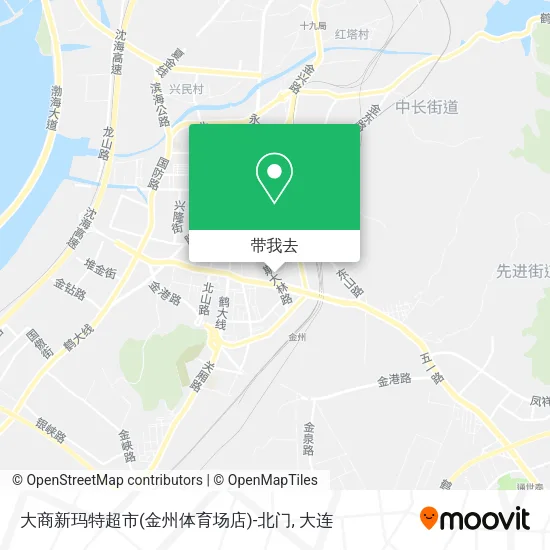 大商新玛特超市(金州体育场店)-北门地图