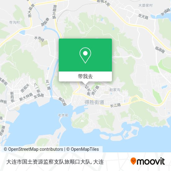 大连市国土资源监察支队旅顺口大队地图
