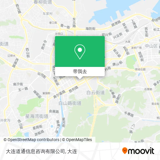 大连道通信息咨询有限公司地图