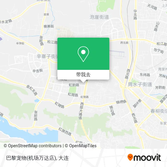 巴黎宠物(机场万达店)地图