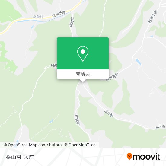 横山村地图