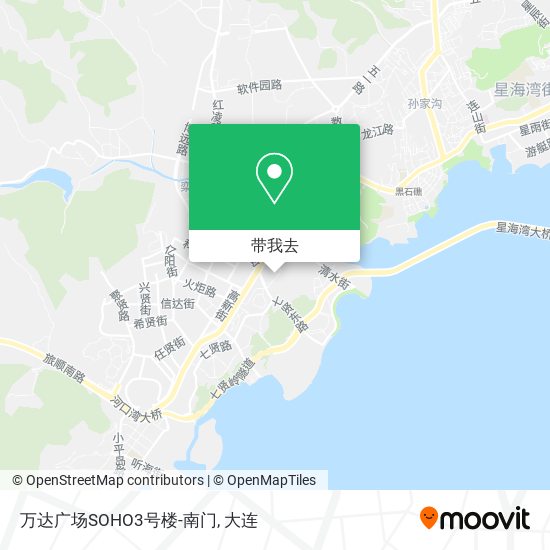 万达广场SOHO3号楼-南门地图