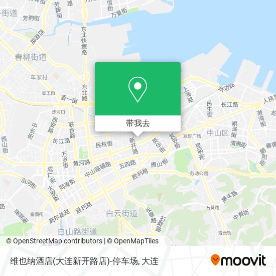 维也纳酒店(大连新开路店)-停车场地图