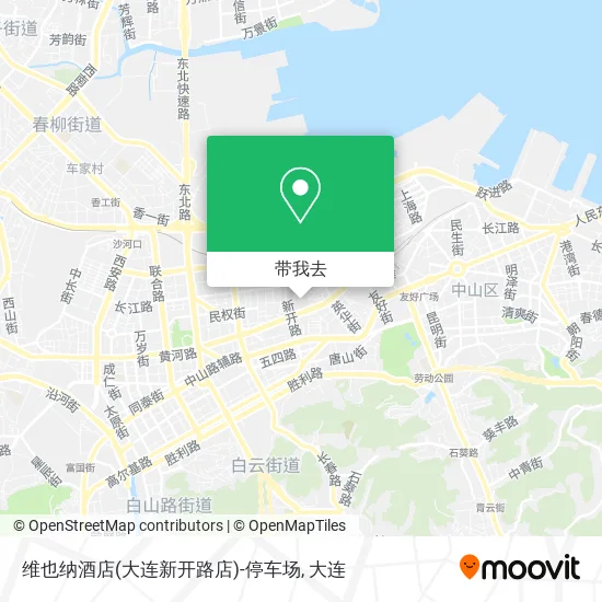 维也纳酒店(大连新开路店)-停车场地图